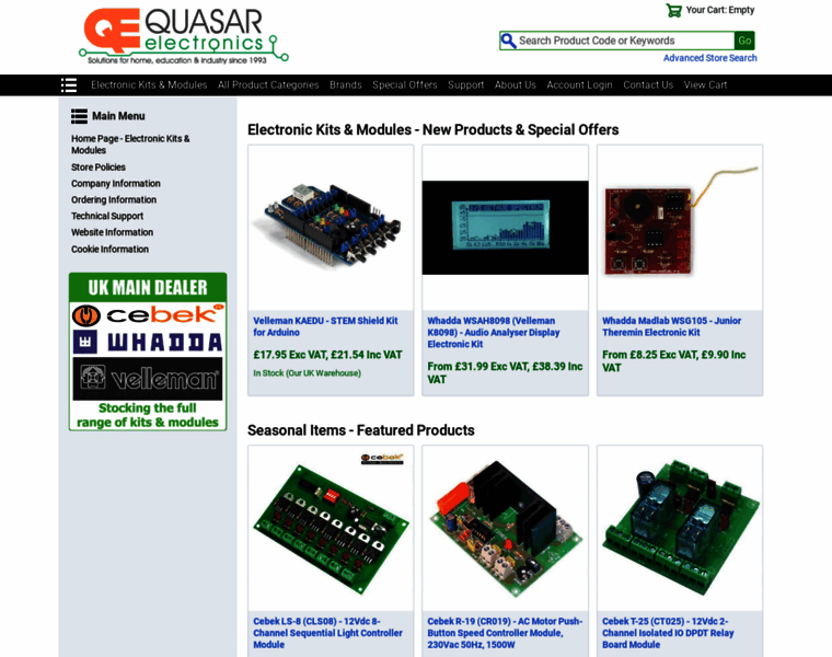 Quasarelectronics.com thumbnail
