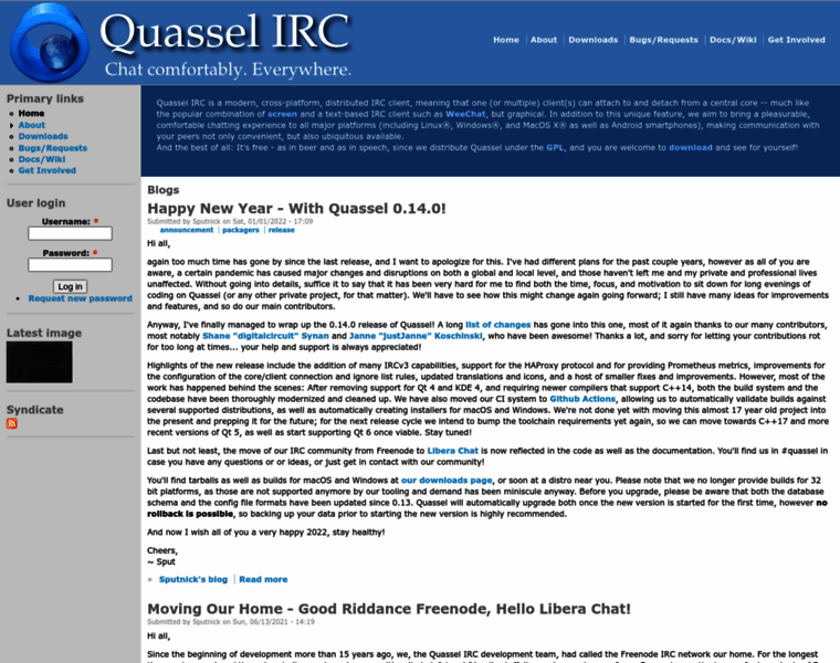 Quassel-irc.org thumbnail