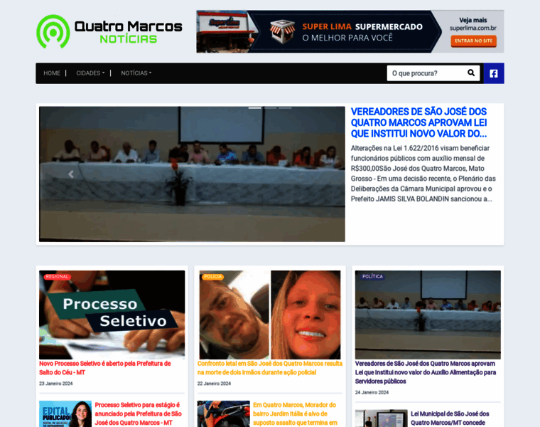 Quatromarcosnoticias.com.br thumbnail
