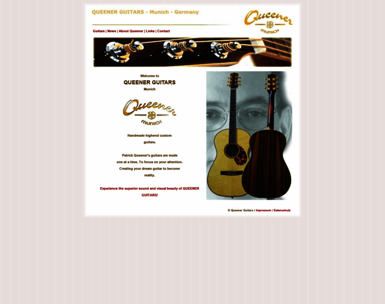 Queener-guitars.com thumbnail