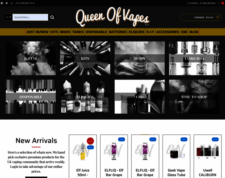 Queenofvapes.co.uk thumbnail