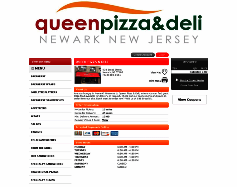 Queenpizza.net thumbnail