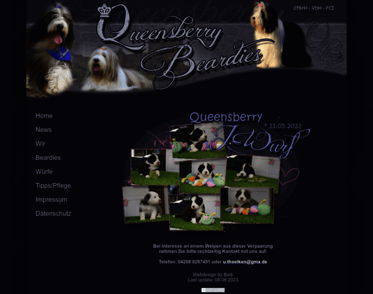 Queensberry-beardies.de thumbnail