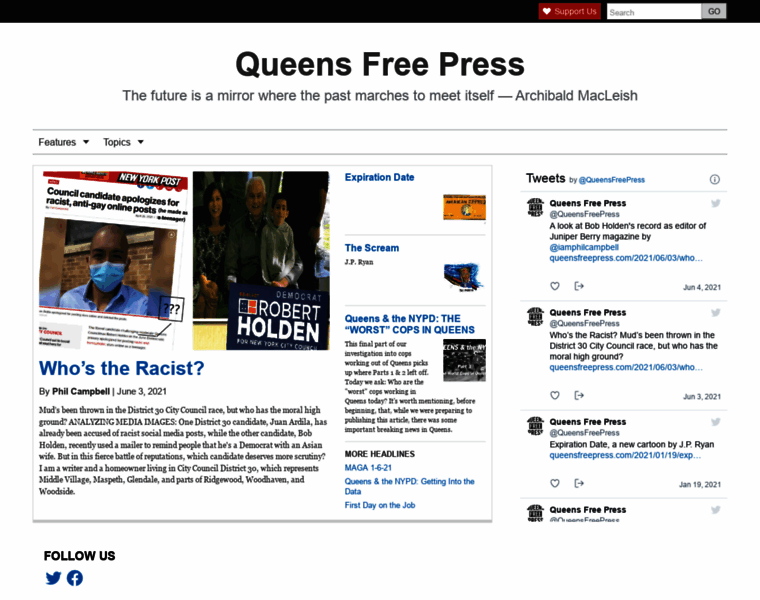 Queensfreepress.com thumbnail