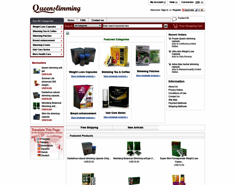 Queenslimming.com thumbnail