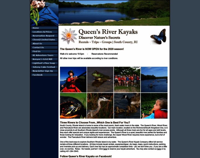 Queensriverkayaks.com thumbnail