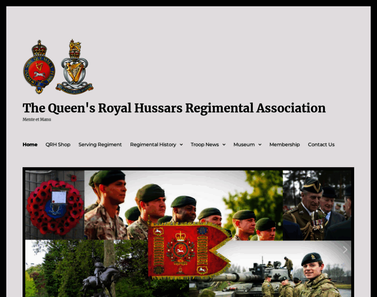 Queensroyalhussars.org thumbnail