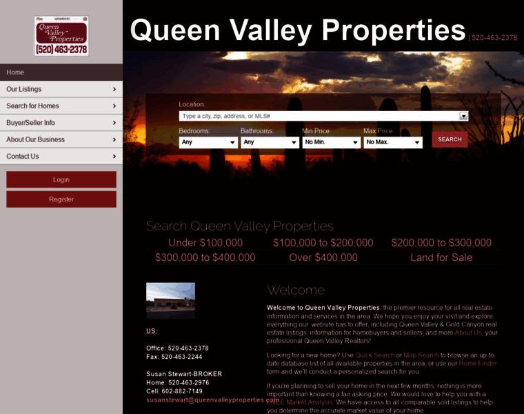 Queenvalleyrealestate.com thumbnail