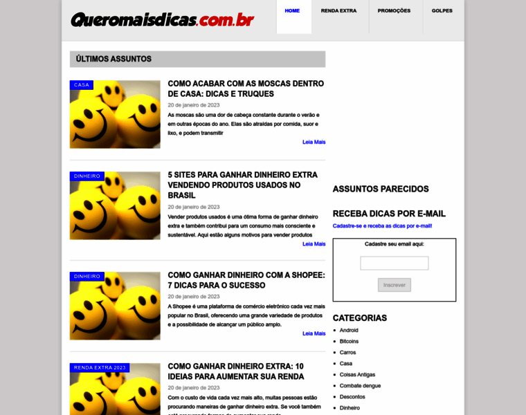 Queromaisdicas.com.br thumbnail