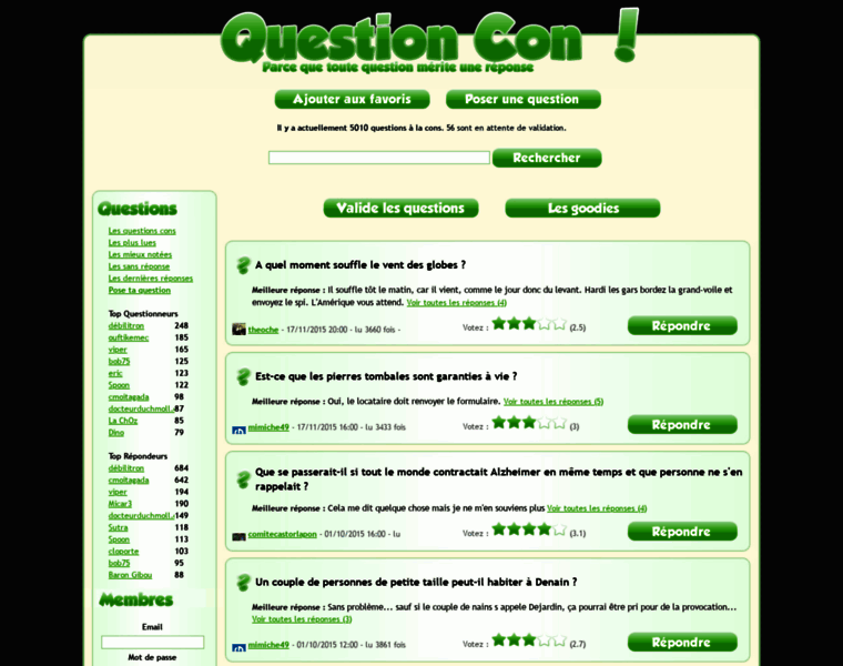 Questioncon.com thumbnail
