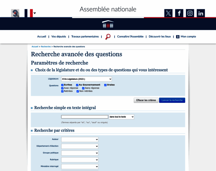 Questions.assemblee-nationale.fr thumbnail