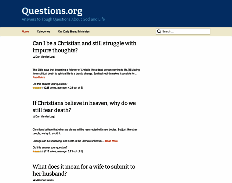 Questions.org thumbnail