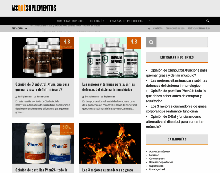 Quesuplementos.com thumbnail