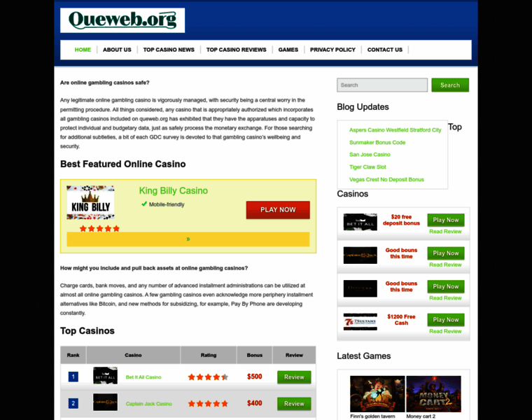 Queweb.org thumbnail