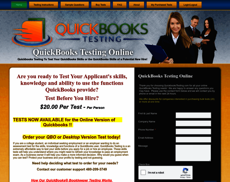 Quickbookstesting.com thumbnail