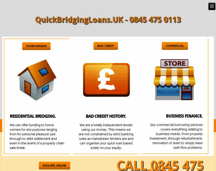 Quickbridgingloans.uk thumbnail