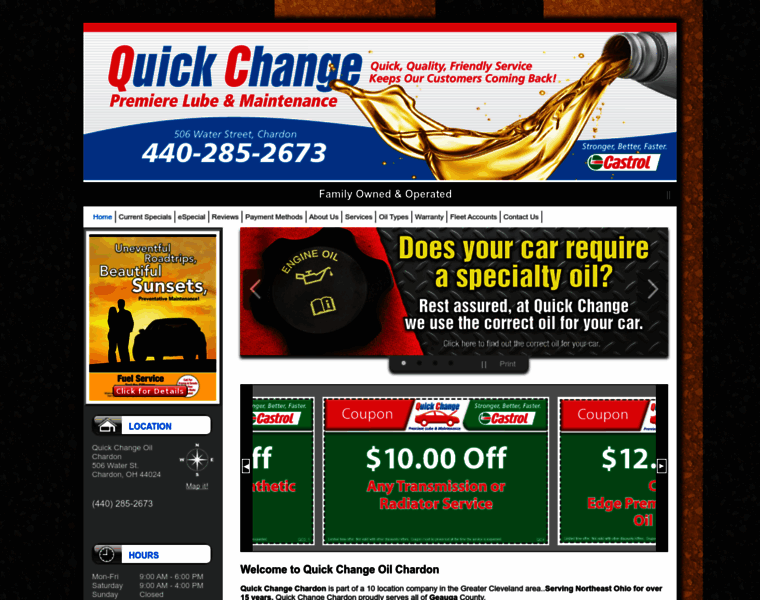 Quickchangeoilchardon.com thumbnail