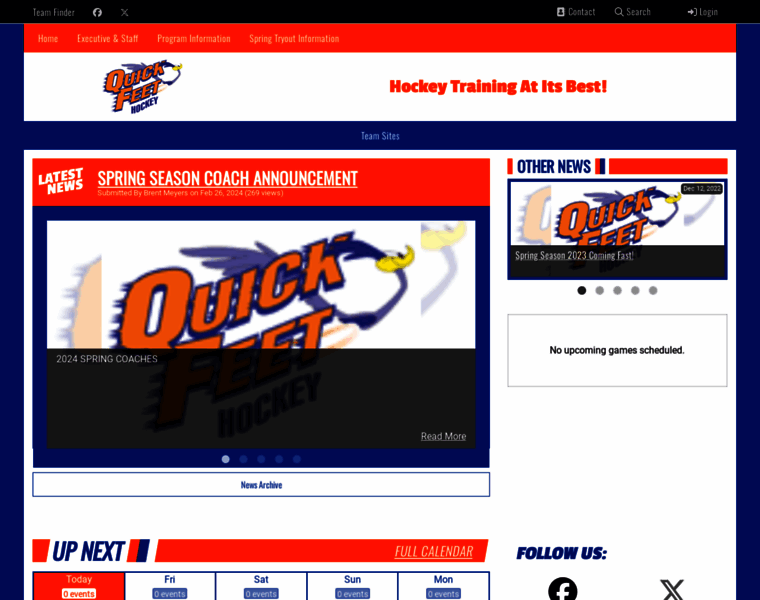 Quickfeethockey.com thumbnail