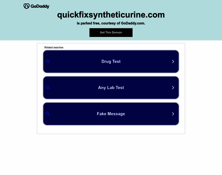 Quickfixsyntheticurine.com thumbnail