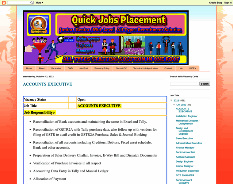Quickjobsplacement.com thumbnail
