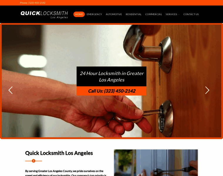 Quicklocksmithla.com thumbnail
