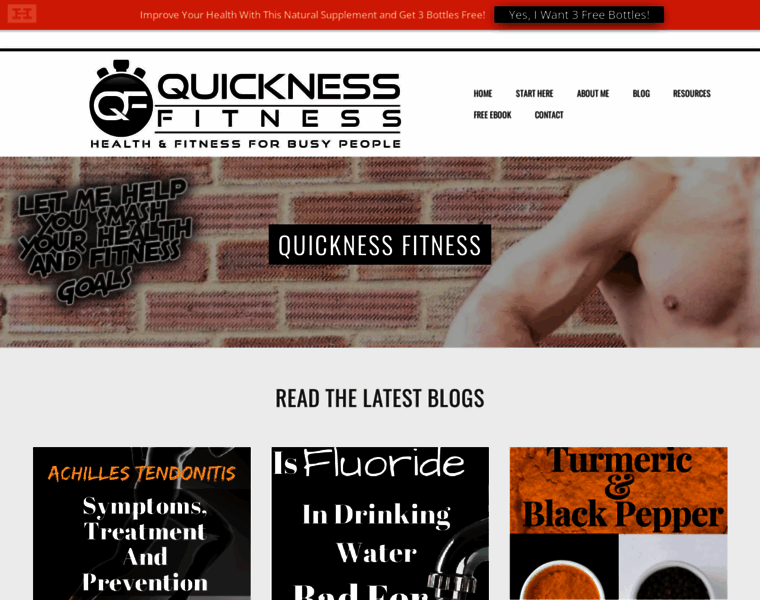Quicknessfitness.com thumbnail