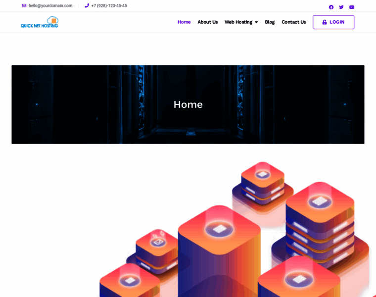 Quicknethosting.com thumbnail