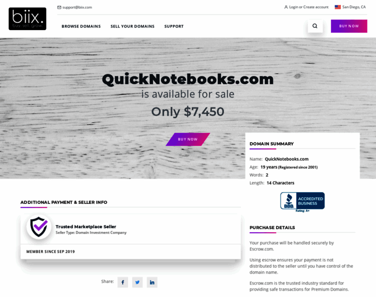 Quicknotebooks.com thumbnail