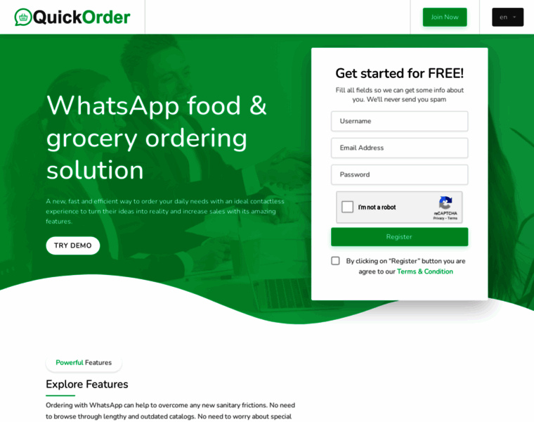 Quickorder.by-code.com thumbnail