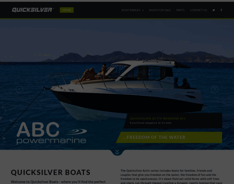 Quicksilver-boats.co.uk thumbnail