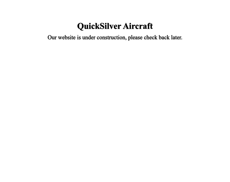 Quicksilveraircraft.co.za thumbnail