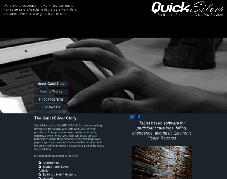 Quicksilvercare.com thumbnail