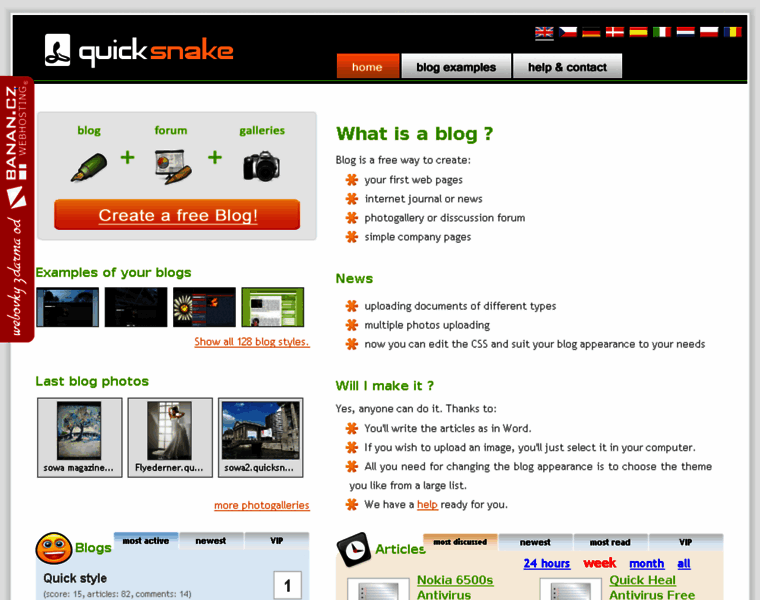 Quicksnake.com thumbnail