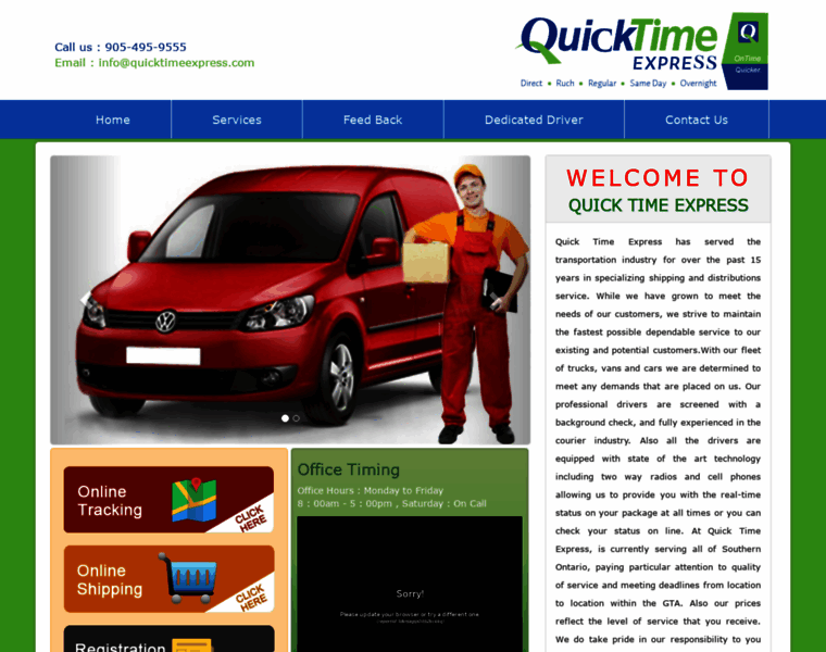 Quicktimeexpress.com thumbnail