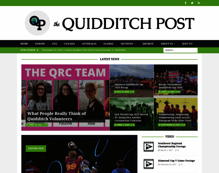 Quidditchpost.com thumbnail