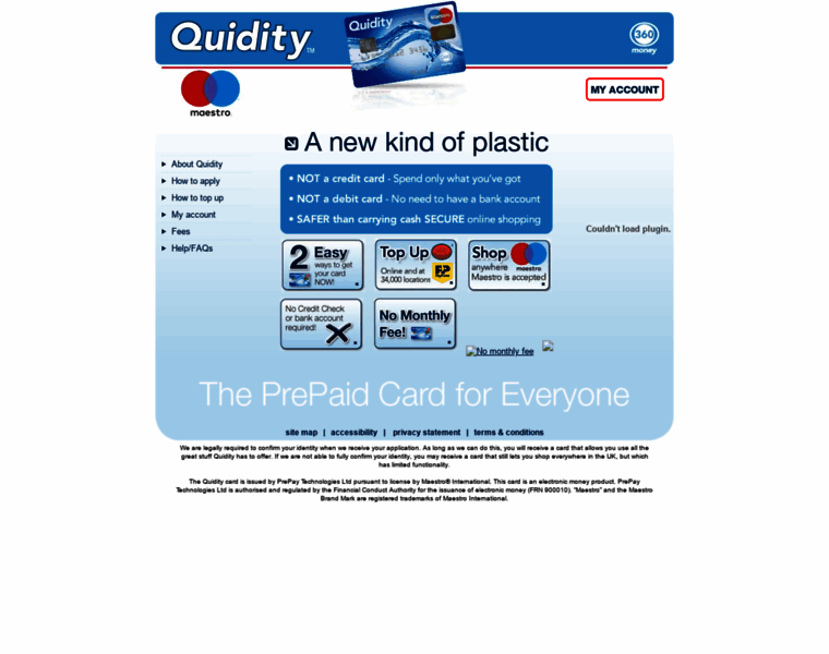 Quiditycard.com thumbnail