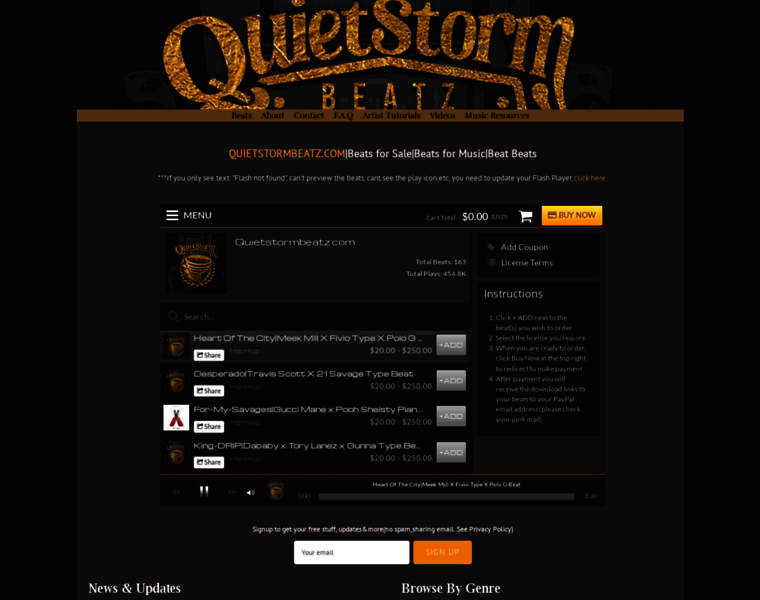 Quietstormbeatz.com thumbnail