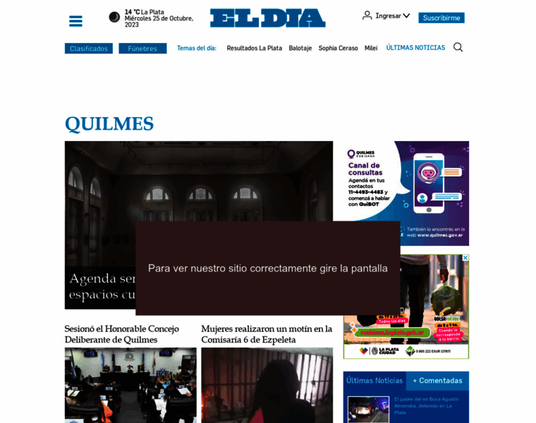 Quilmespresente.com thumbnail