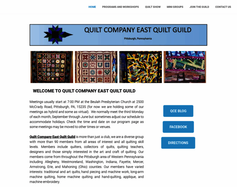 Quiltcoeast.org thumbnail