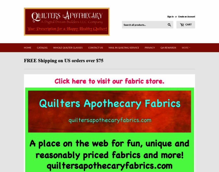 Quiltersapothecary.com thumbnail