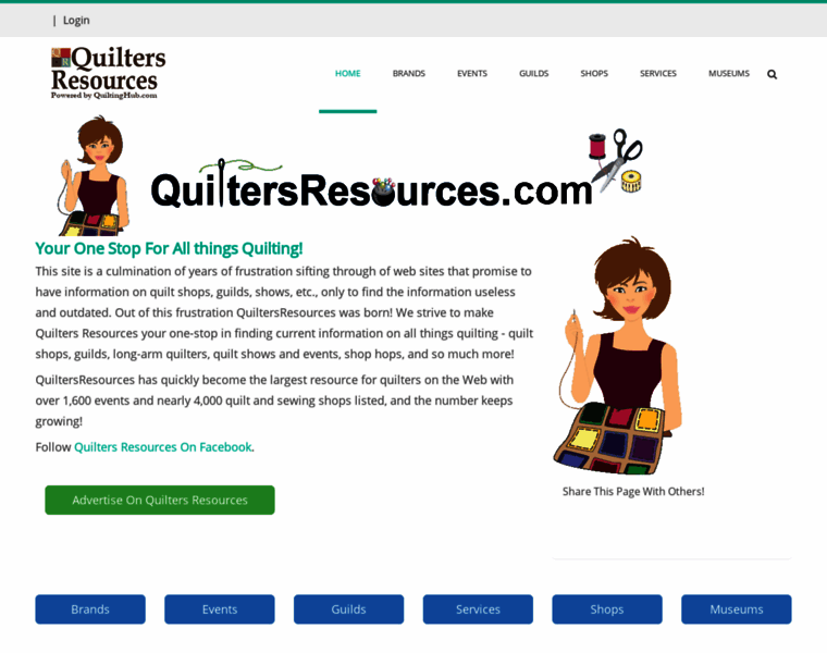 Quiltersresources.net thumbnail