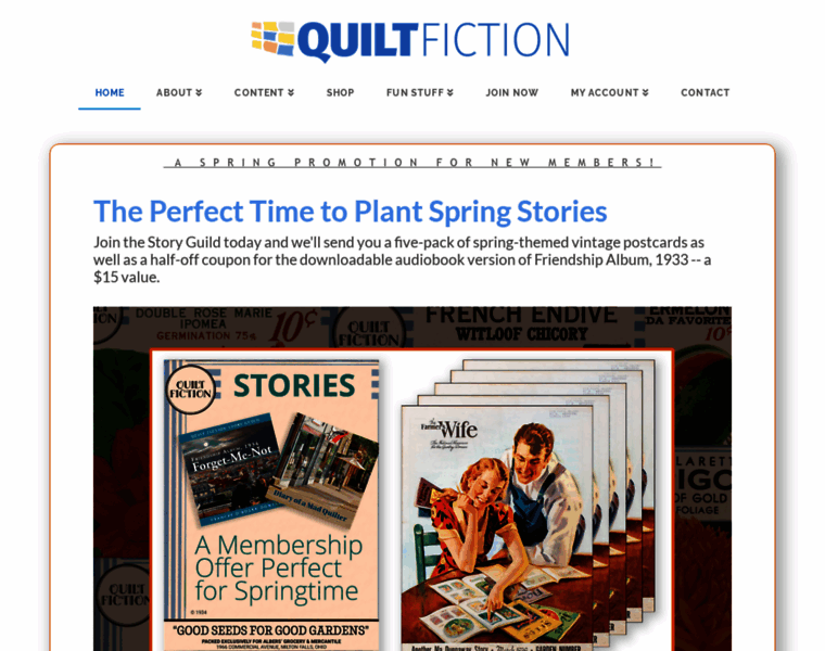 Quiltfiction.com thumbnail