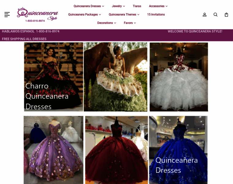 Quinceanera-style.com thumbnail