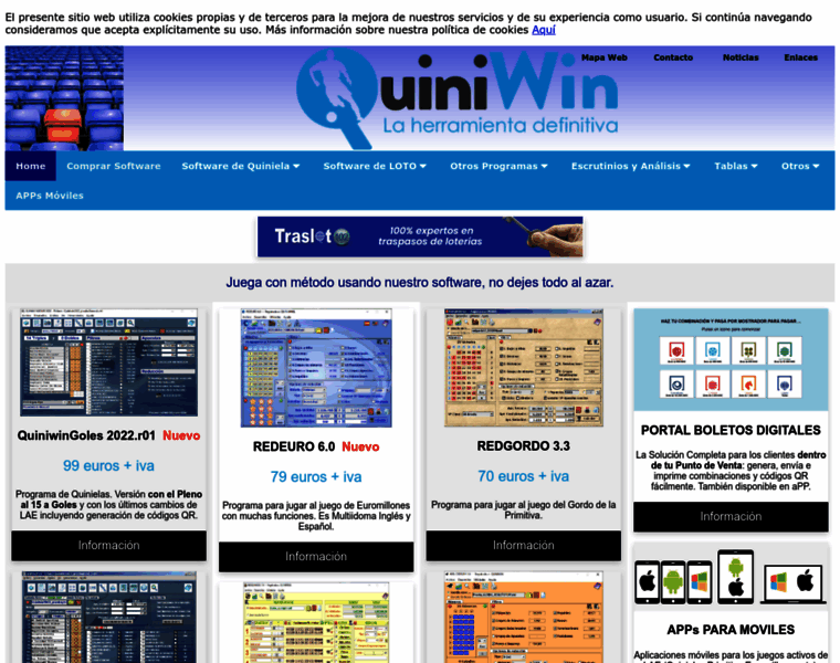 Quiniwin.com thumbnail