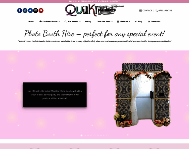 Quirkyphotobooths.co.uk thumbnail