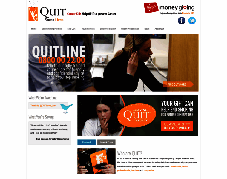 Quit.org.uk thumbnail