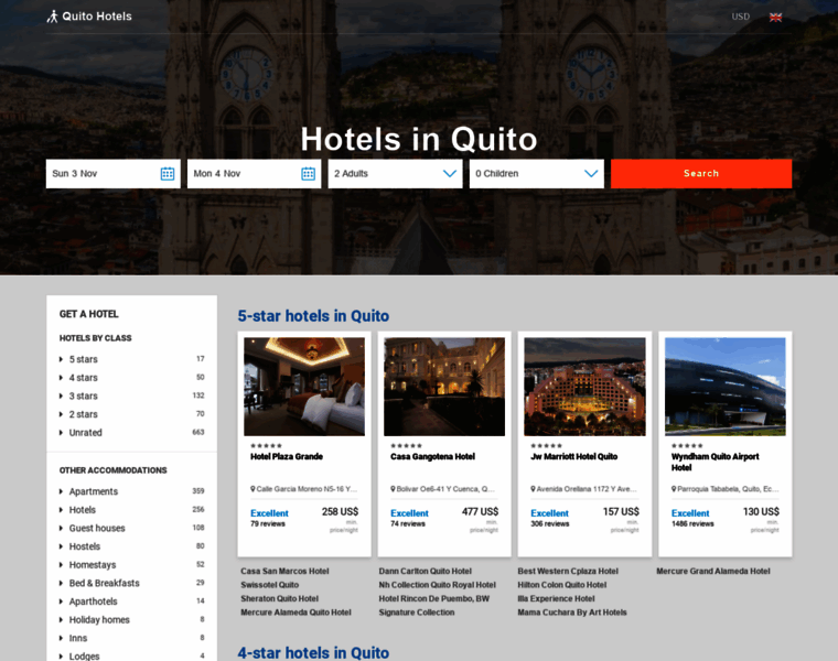 Quito-best-hotels.com thumbnail