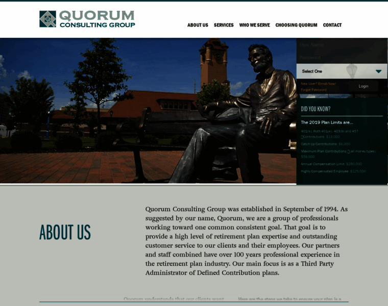 Quorum401k.com thumbnail