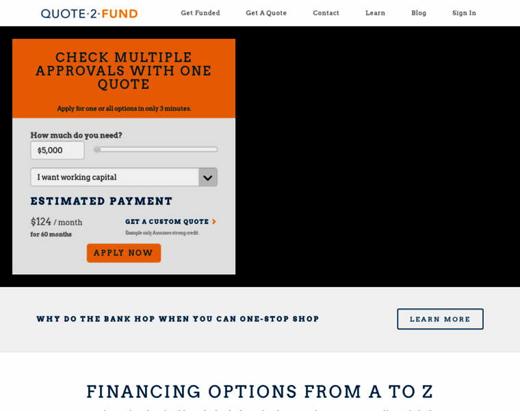Quote2fund.com thumbnail