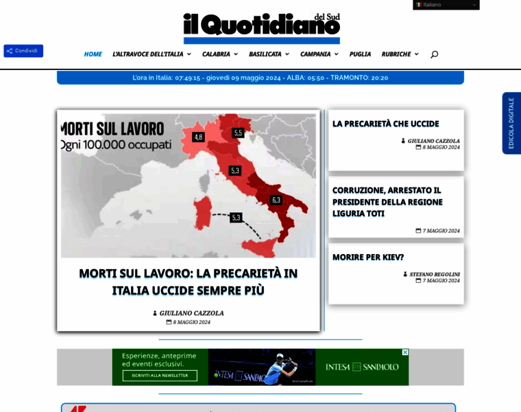 Quotidianodelsud.it thumbnail
